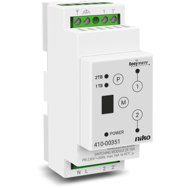 Wireless 2-channel receiver for switching image 1