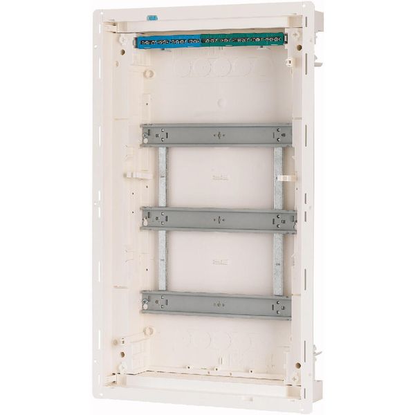 Compact distribution board-flush mounting, 3-rows, super-slim sheet steel door image 11