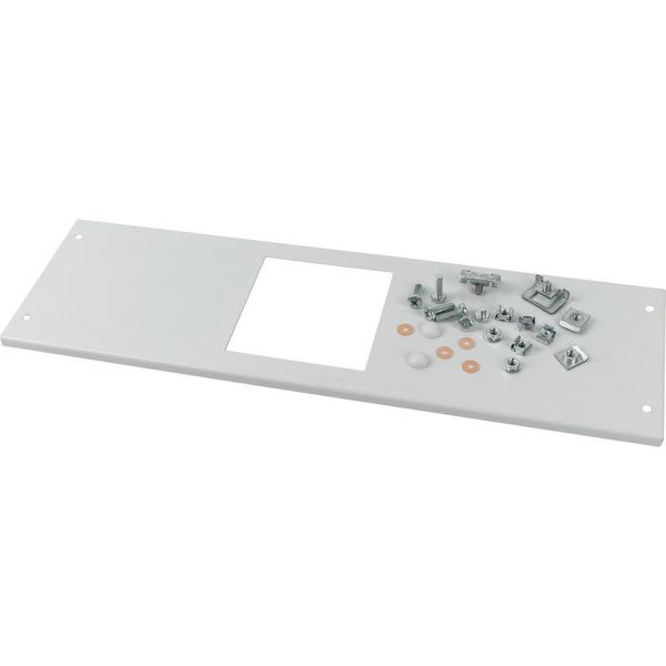 Front cover, +mounting kit, for NZM3, vertical, 3p, HxW=600x600mm, grey image 2