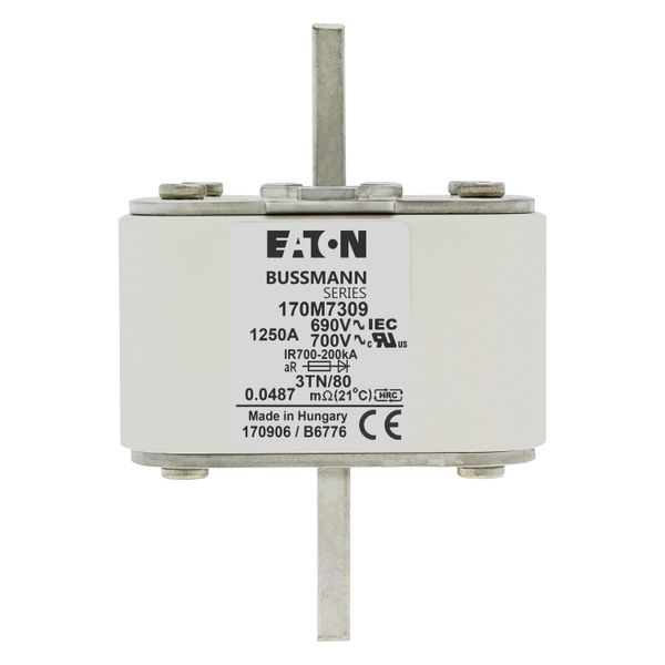 FUSE 1250A 690V 3TN/80 AR image 15