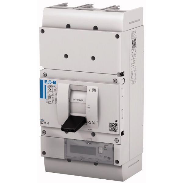 NZM4 PXR25 circuit breaker - integrated energy measurement class 1, 1250A, 4p, variable, Screw terminal image 2