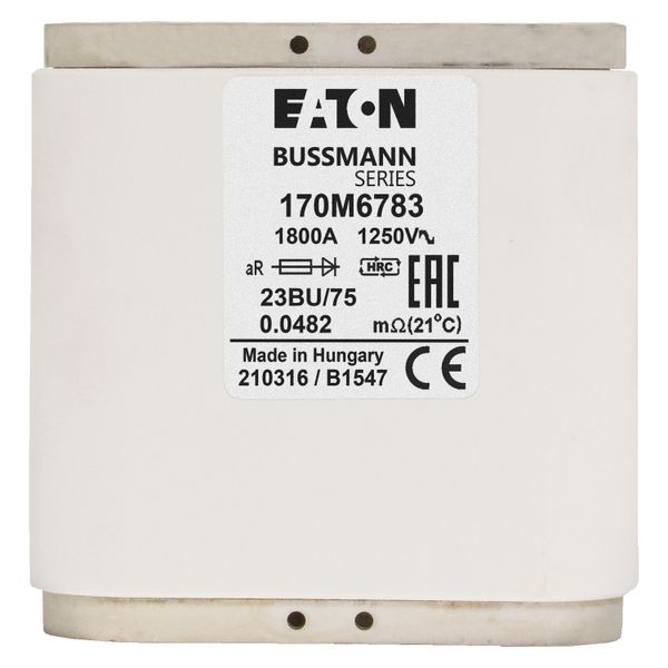 FUSE 1800A 1250V  aR 23BU/75 image 13