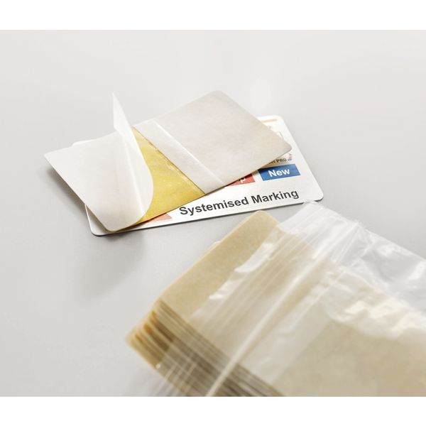 Device marking, Self-adhesive, 18 mm, Polyester film, Transparent image 1