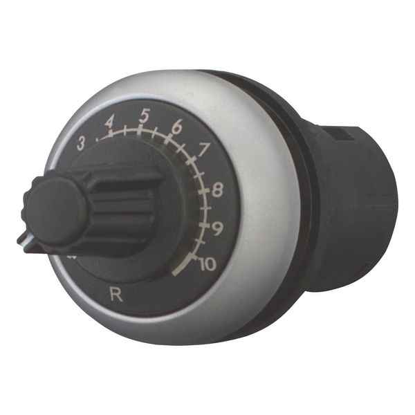 Potentiometer, Classical, M22, 22.5 mm, R 4.7 kΩ, P 0.5 W, Bezel: titanium image 11