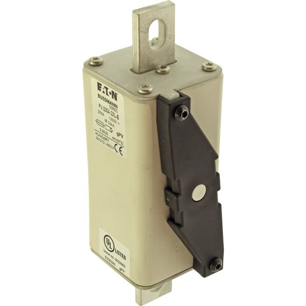 Fuse-link, high speed, 200 A, DC 1000 V, size 2, 61 x 77 x 91 mm, gPV, IEC, UL, single indicator image 3