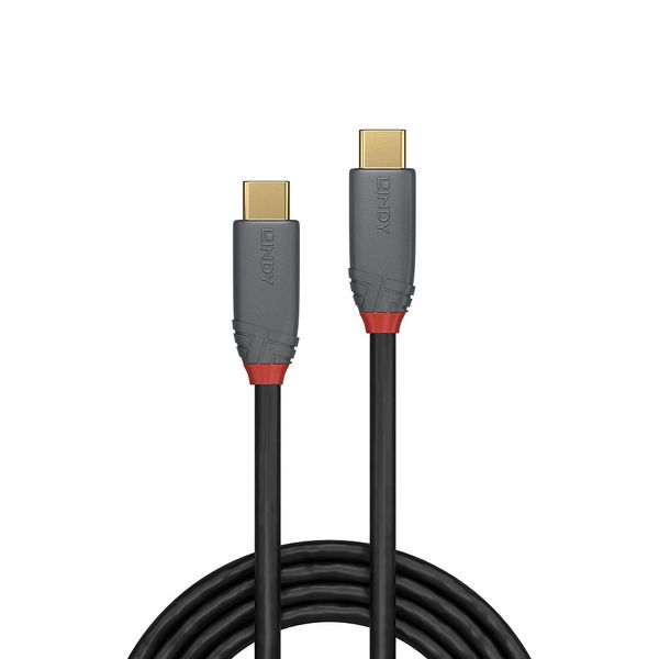 2m USB 3.2  Type C to C Cable, 20Gbps, 5A, PD, Anthra Line USB Typ C Male to C Male image 2