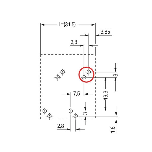 2-conductor PCB terminal block 10 mm² Pin spacing 7.5 mm blue image 3