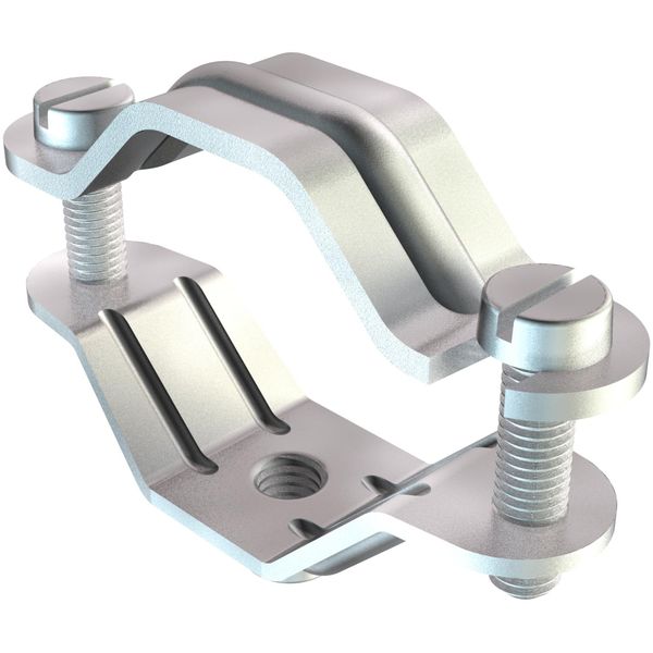2073 M6 G  Spacer clip, with connecting thread M6, 44-60mm, Steel, St, galvanized, DIN EN 12329 image 1