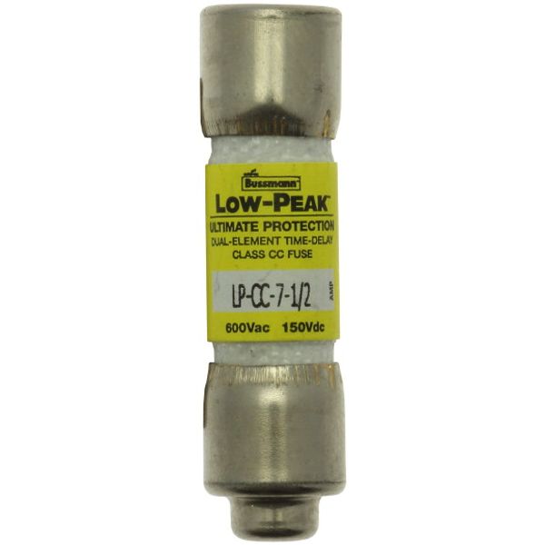Fuse-link, LV, 7.5 A, AC 600 V, 10 x 38 mm, CC, UL, time-delay, rejection-type image 1