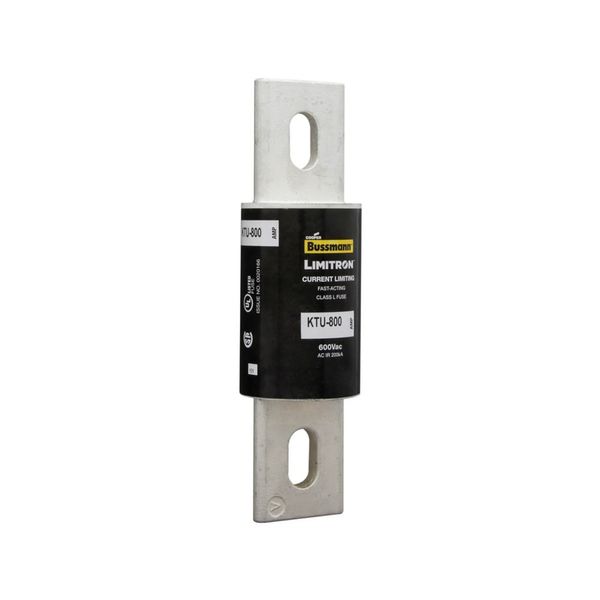 Eaton Bussmann series KTU fuse, 600V, 700A, 200 kAIC at 600 Vac, Non Indicating, Current-limiting, Fast Acting Fuse, Bolted blade end X bolted blade end, Class L, Bolt, Melamine glass tube, Silver-plated end bells image 27