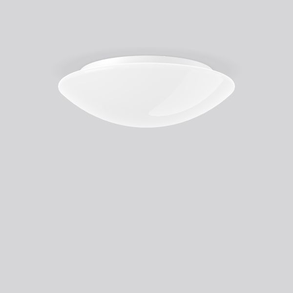 Flat Basic, white, on/off Ceiling and wall luminaires, D 500 H 150, Op image 1