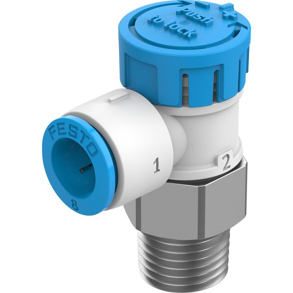 VFOE-LE-T-R14-Q8 One-way flow control valve image 1