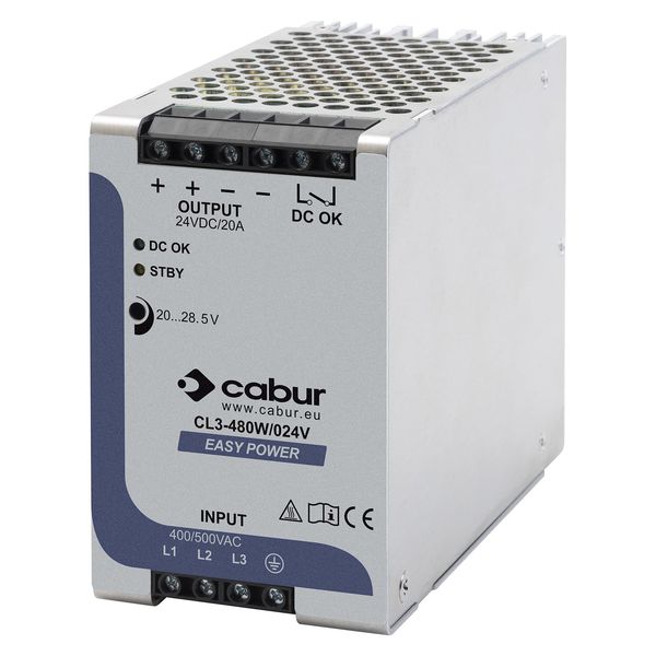 3-phase power supply input 400-500Vac / output 72Vdc 6.6A image 1