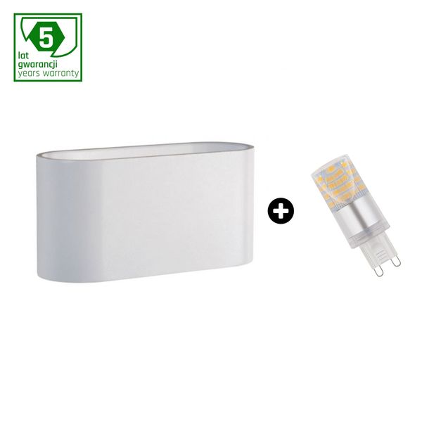 Set 5y warranty - SQUALLA G9 white + LED G9 4W WW image 6