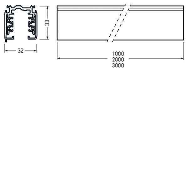 Power rail Stromschienen Black 7945000 image 2