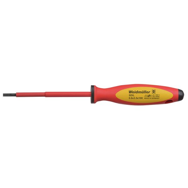Slotted screwdriver, Blade thickness (A): 0.6 mm, Blade width (B): 3.5 image 1