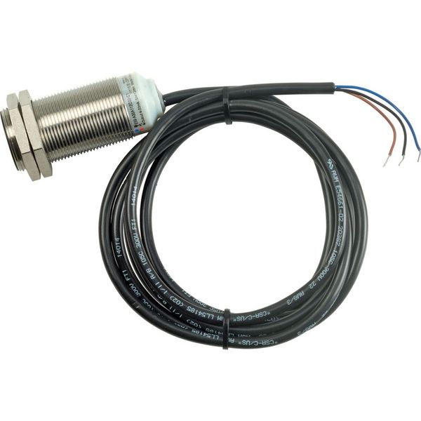Proximity Sensor, M30, analog, Sn=1-12mm, 15-30VDC, 4-20mA, line 2m image 1