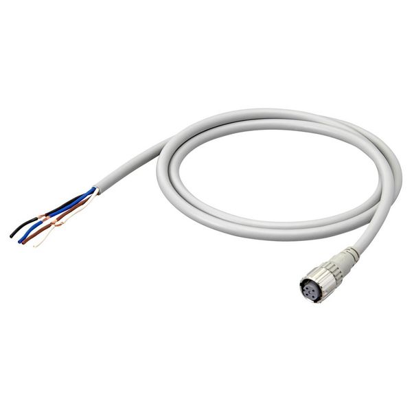 Sensor cable, Smartclick M12 straight socket (female), 4-poles, A code XS5F0009G image 3