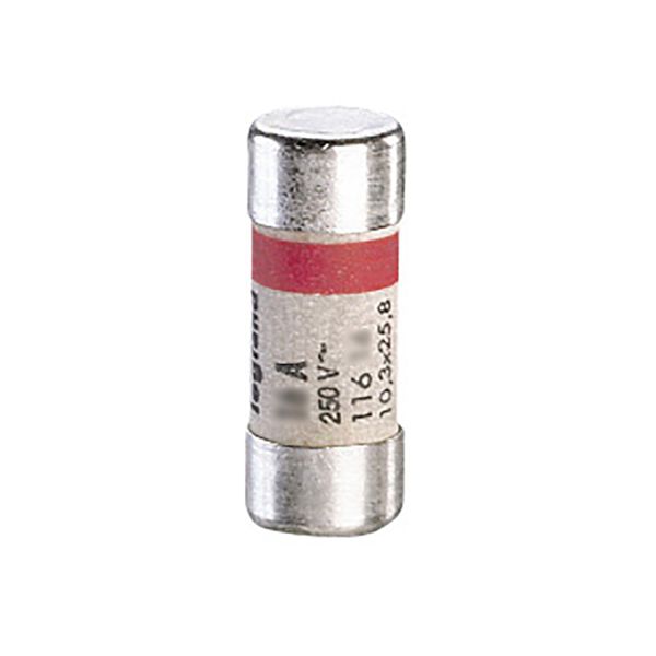 CARTRIDGE FUSE 10,3X25,8  6A image 1