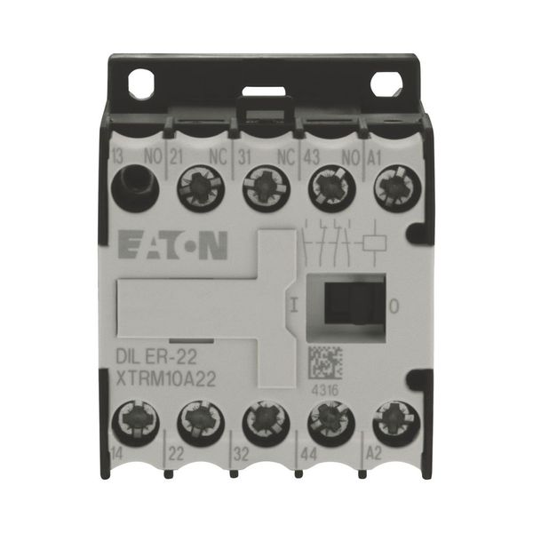 Contactor relay, 110 V DC, N/O = Normally open: 2 N/O, N/C = Normally closed: 2 NC, Spring-loaded terminals, DC operation image 10