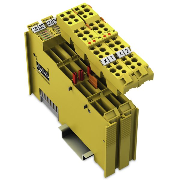 Fail-safe 4/2 channel digital input/output 24 VDC 10 A yellow image 1