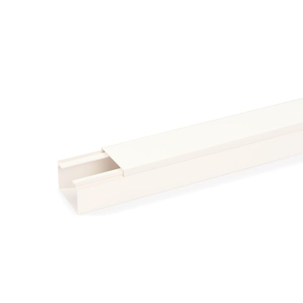 LE 40110 cws  Channel LE, for cable storage, 2000x110x40, creamy white Polyvinyl chloride image 1