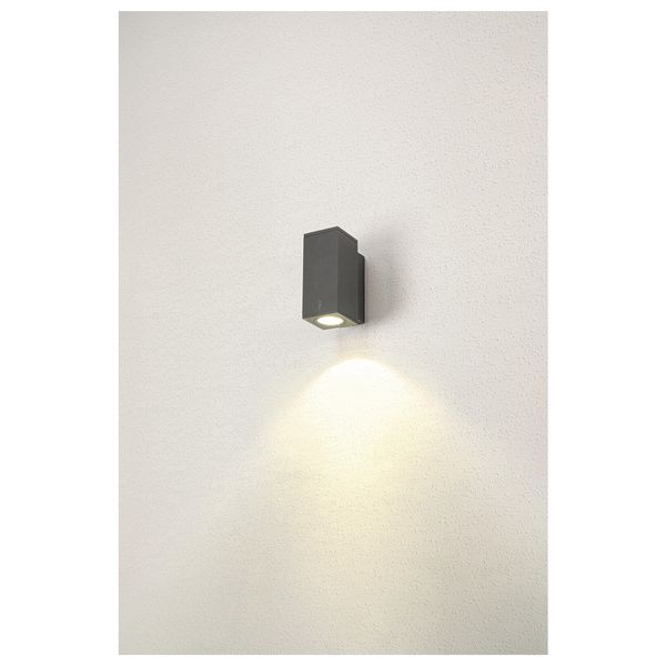 ENOLA S SQ 6W 3000/4000K 230V LED IP65 anthracite image 3