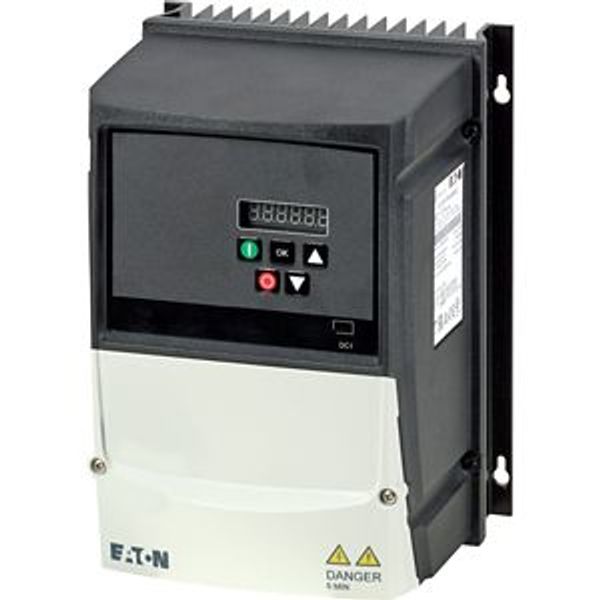 Variable frequency drive, 230 V AC, 1-phase, 7 A, 1.5 kW, IP66/NEMA 4X, Radio interference suppression filter, Brake chopper, 7-digital display assemb image 13