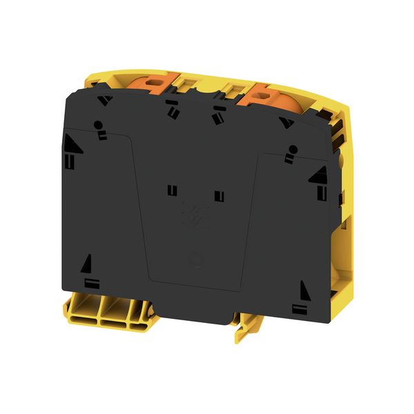 Feed-through terminal block, PUSH IN, 95 mm², 1000 V, 232 A image 1