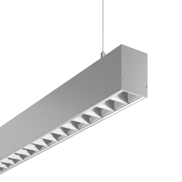 LESS IS MORE 50, 48 W, 6200 lm, 840, silver, DALI Pendant luminaires,  image 1