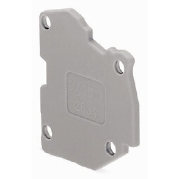 End plate for modular TOPJOB®S connector 1.5 mm thick gray image 2
