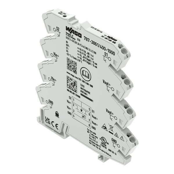 787-3861/400-1000 Electronic circuit breaker; 1-channel; 24 VDC input voltage image 1