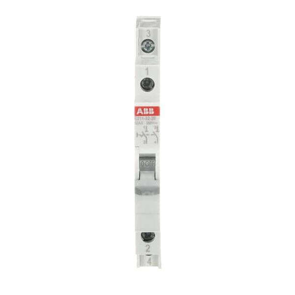 E211-32-20ON-OFF Switch,32 A,acc. to EN 250/400 V AC,2NO,0NC,0CO, El. Color:Grey, MW:0.5 image 6