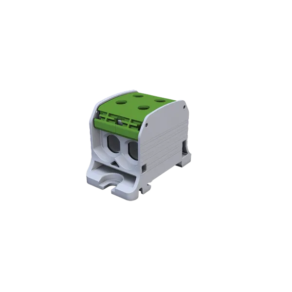 STB 50-2 Rail-mounted terminal block Al/Cu 87320 SIMBLOCK green image 1