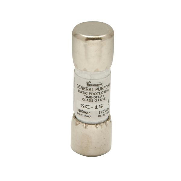 Fuse-link, low voltage, 5 A, AC 600 V, DC 170 V, 33.3 x 10.4 mm, G, UL, CSA, fast-acting image 3