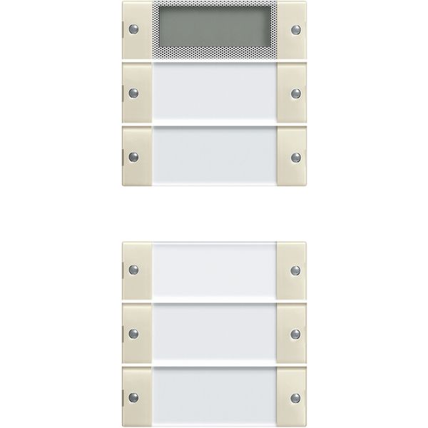 rocker set 5-g Plus (2+3) in.sp. System 55 clear/cr.white image 1