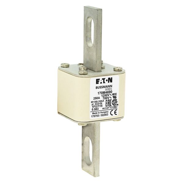 Fuse-link, high speed, 250 A, AC 1250 V, size 1, 53 x 69 x 160 mm, aR, IEC, UL image 19