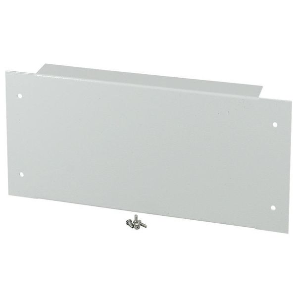 Plinth, front plate for HxW 200 x 425mm, grey image 3