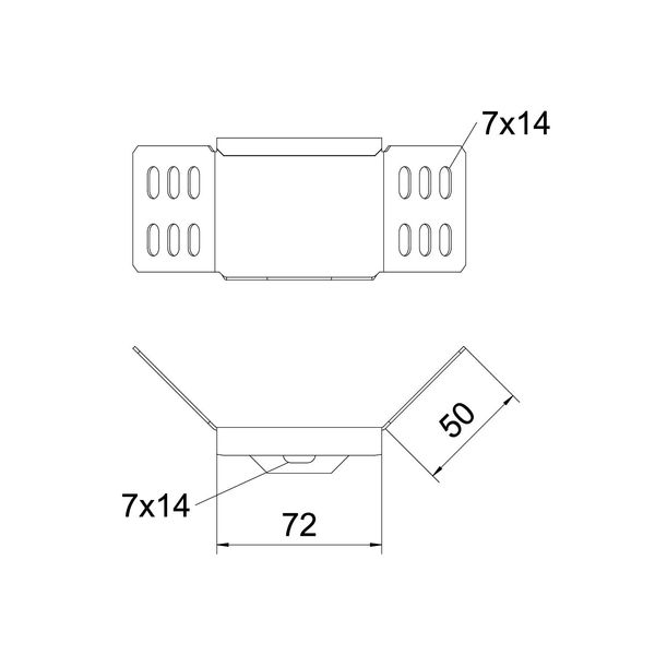 WKV 60 FT Angle connector for cable tray image 2