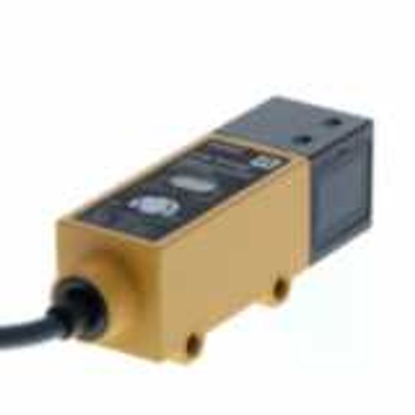 Photoelectric sensor, retroreflective, 1 m, DC, 3-wire, NPN, vertical, image 1