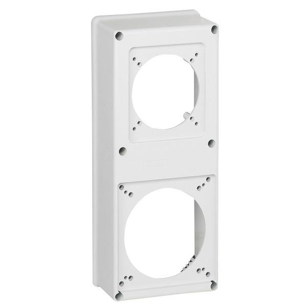 Faceplate for combined unit P17 - 1 socket 16 or 32 A and 1 socket 63 A image 2