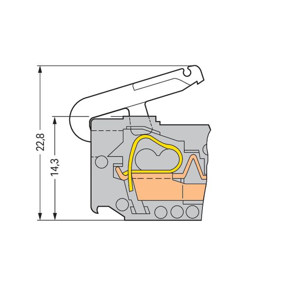 Operating tool made of insulating material 1-way red image 4