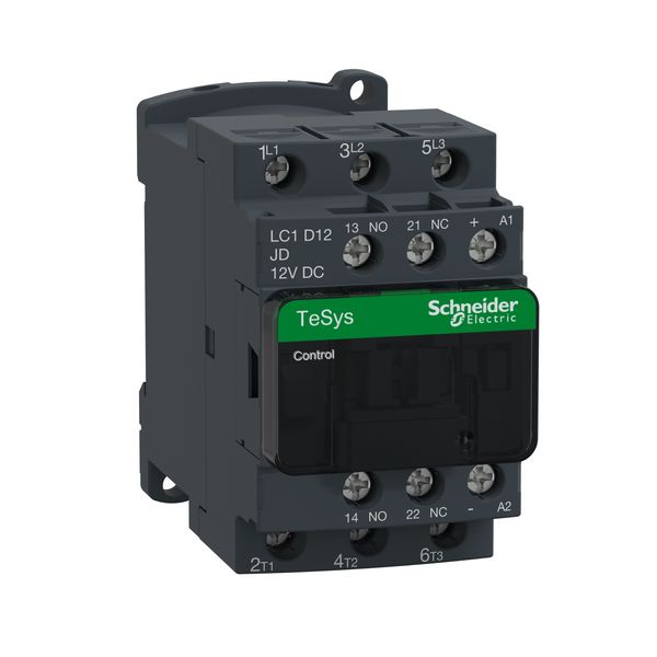 TeSys Deca contactor - 3P(3 NO) - AC-3/AC-3e - = 440 V 12 A - 12 V DC coil image 3