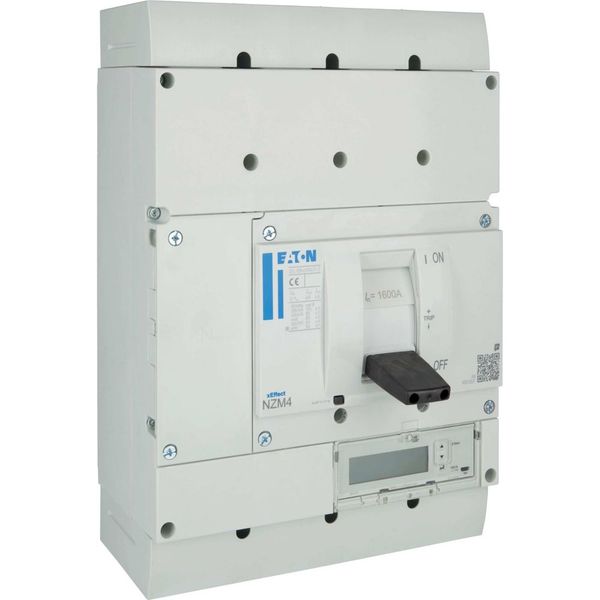 NZM4 PXR25 circuit breaker - integrated energy measurement class 1, 1600A, 4p, variable, Screw terminal image 15