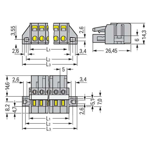 231-110/027-000 1-conductor female connector; CAGE CLAMP®; 2.5 mm² image 5