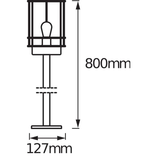 ENDURA® CLASSIC POST 80cm E27 image 11