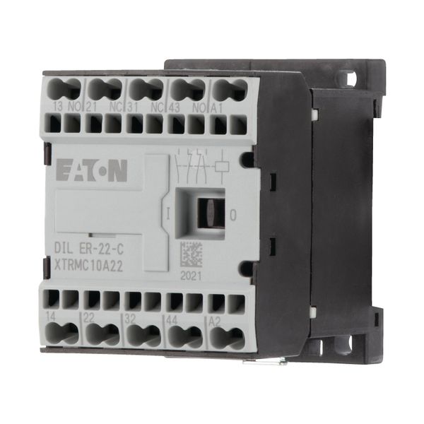 Contactor relay, 240 V 50 Hz, N/O = Normally open: 2 N/O, N/C = Normally closed: 2 NC, Spring-loaded terminals, AC operation image 16