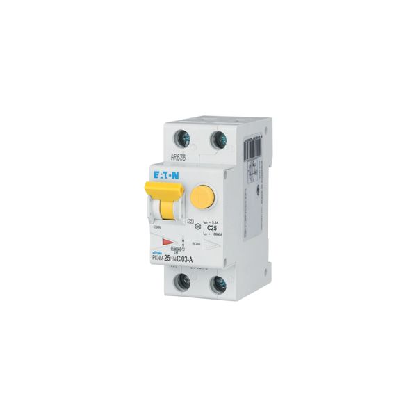 RCD/MCB combination, 25 A, 300 mA, MCB trip characteristic: C, 1p+N, RCD trip characteristic: A image 35