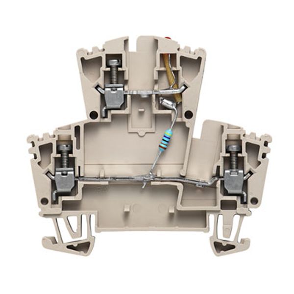 Component terminal block, Screw connection, 2.5 mm², 24 V, TS 35, dark image 1