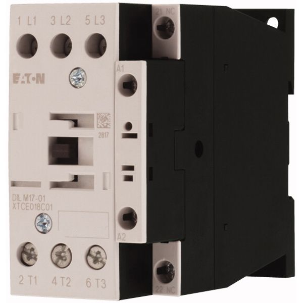 Contactor, 3 pole, 380 V 400 V 7.5 kW, 1 NC, 230 V 50 Hz, 240 V 60 Hz, AC operation, Screw terminals image 3